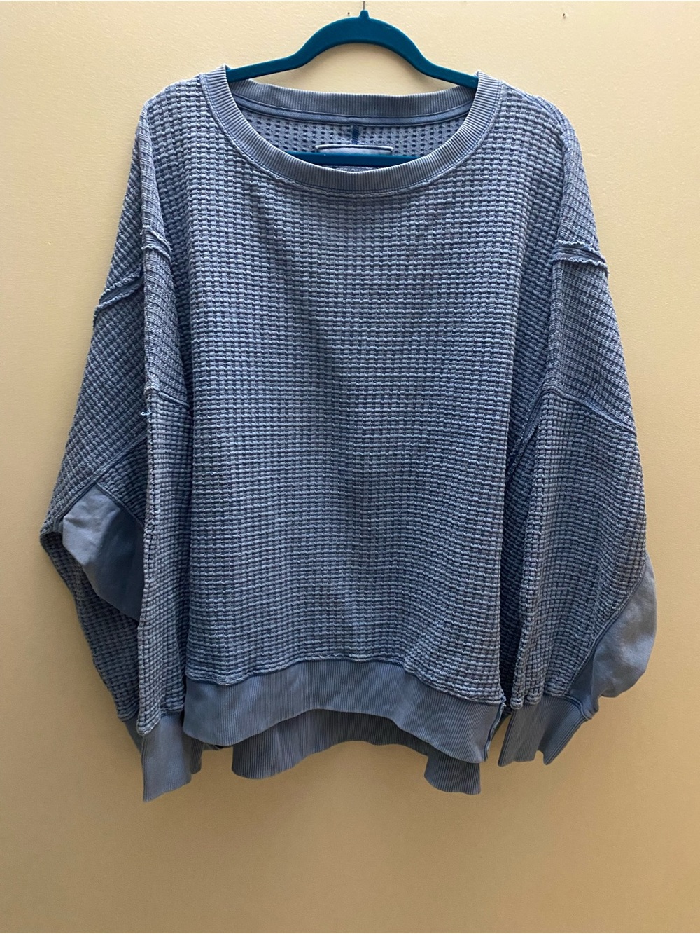 American Eagle Outfitters big hug waffle crewneck sweatshirt